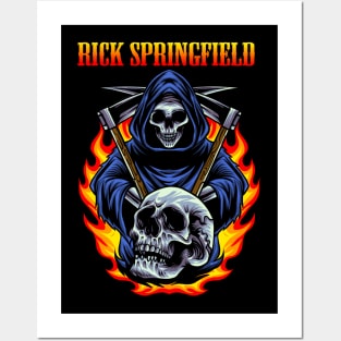 RICK SPRINGFIELD BAND Posters and Art
